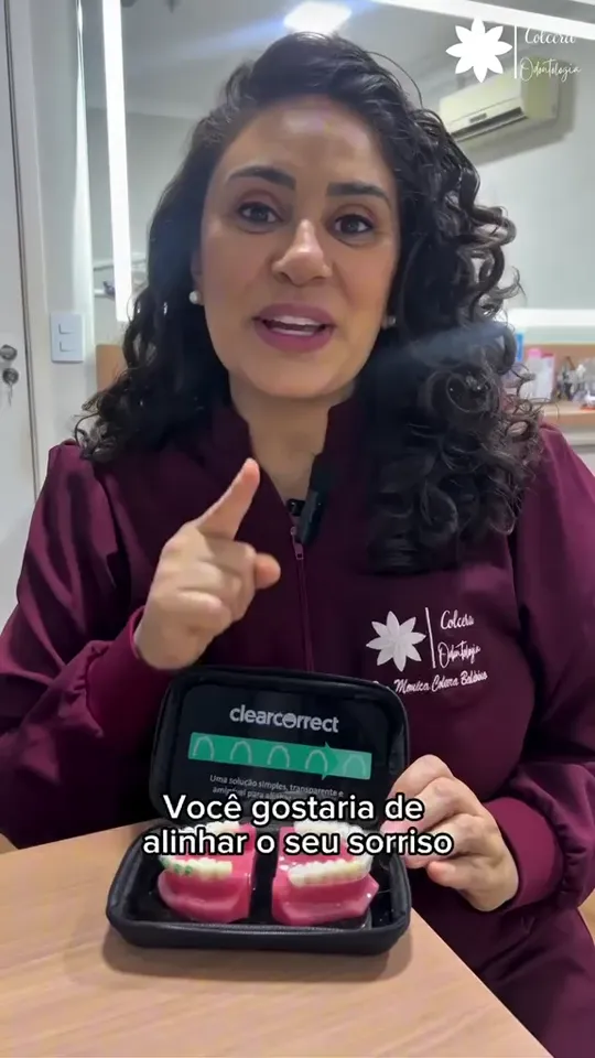 Alinhadores invisíveis ClearCorrect